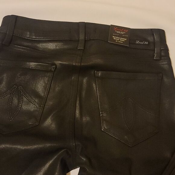 - Level 99 coated jeans size 26 - Picture 3 of 9
